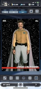 Topps Star Wars Digital Card Trader Spacefarer Lando Calrissian Insert Award - Picture 1 of 1