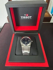 Tissot PRX Powermatic 80 Blue 40mm Automatic Watch - Full Set - USED - Picture 1 of 5