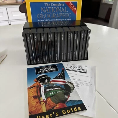National Geographic Magazine 1888-1998 Windows 95 98 Macintosh-31 Disc CD-ROM - Image 1 of 4