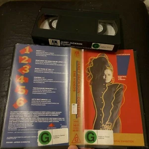 Janet Jackson - Control - The Videos - Music Video Cassette VHS - Picture 1 of 1
