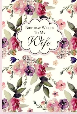 MILLBROOK STUDIOS Birthday Wishes To My Wife - 00881