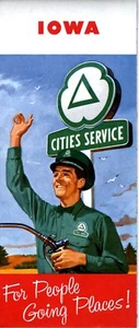 1958 Cities Service Road Map: Iowa NOS - Bild 1 von 1