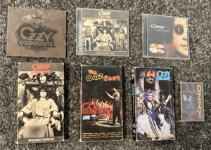 OZZY OSBOURNE: CD, VHS & Cassette LOT- Under Cover, No Rest For The Wicked RARE - Picture 1 of 2