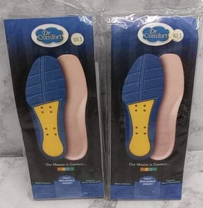 Dr Comfort Heat Moldable Inserts W 8.5 Multi-Density Diabetes & Arthritis Lot 2 - Picture 1 of 9