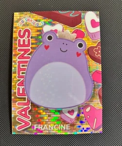 2024 Panini Squishmallows Orange Pulsar /99 Francine Valentines #8 - Bild 1 von 2