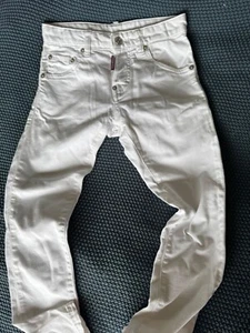 Kids Dsquared2 White Bull 8 years (fits smaller 7) Jeans white no stains no rips - Picture 1 of 11