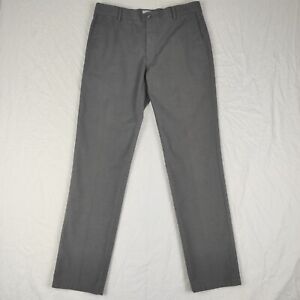 Dockers 32x32 Slim Tapered Dark Gray Slacks Pants Mens