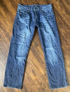 LUCKY BRAND 221 Original Straight Herren 32/30 Denim Distressed Jeans Blau - Bild 1 von 5