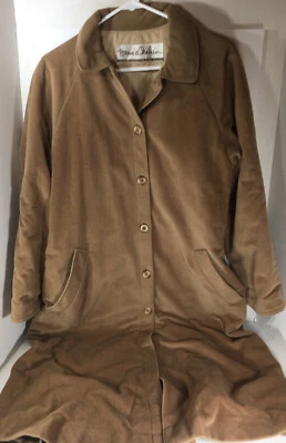 Bonnie Cashin Weatherwear for Russ Taylor Vtg Long Winter Coat Camel Brown 12 - Image 1 of 4