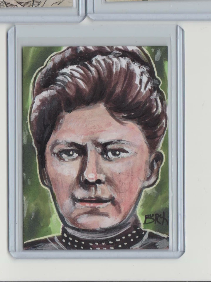 1914 WAR ILLUSTRATED TRADING CARD SOPHIE DUCHESS HOHENBERG SKETCH STEVEN BURCH B - Image 1 of 2