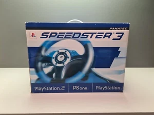 VOLANTE SPEEDSTER 3 NUEVO SIN USAR SONY PLAYSTATION 2 Y PS ONE EMBALAJE ORIGINAL CIB PS2 PS1 PSX - Imagen 1 de 9