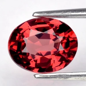 💎1.69ct VVS Oval Natural Purplish Pink Rhodolite Garnet - Stunning Tanzania Gem - Picture 1 of 4