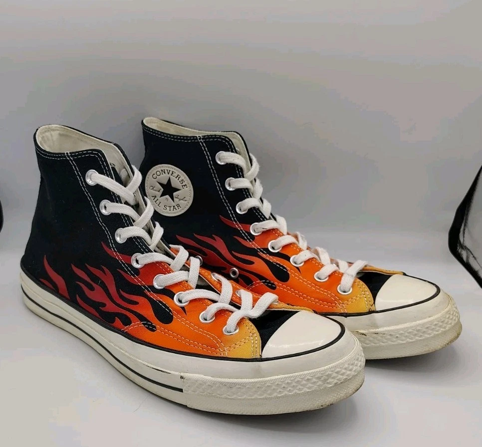 Converse Chuck Taylor All Star フレイムスニーカー Amazon.co.jp: Converse Chuck Taylor All Star Low Flames, ホワイト