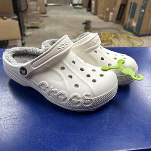 Baya gefütterter Clog Crocs, weiß, M6/W8 - Bild 1 von 6