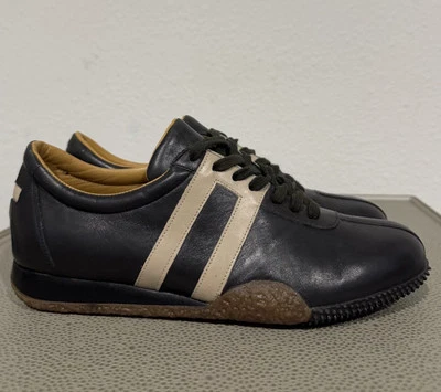 Bally Free Low Sneakers Trainers Black Leather Womens Shoe Size EU 37 1/2 US 7 - Image 1 of 4