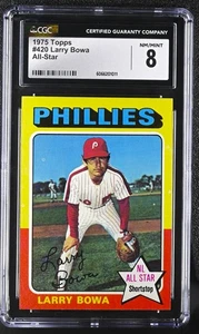 🔥 1975 Topps - Larry Bowa #420 - CGC 8!! - Bild 1 von 2
