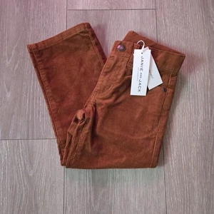 JANIE AND JACK boys corduroy pants Size 3 Brown  - Picture 1 of 3