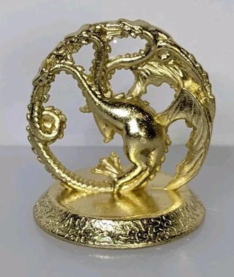 Monopoly House of the Dragon House Targaryen Golden Token pieza de repuesto Foto 1 de 4