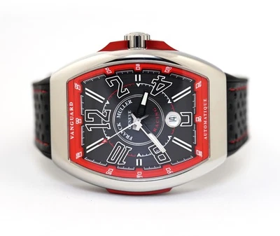 Franck Muller Vanguard Racing Red Wristwatch V45 SC DT RCG AC ER - Image 1 of 4