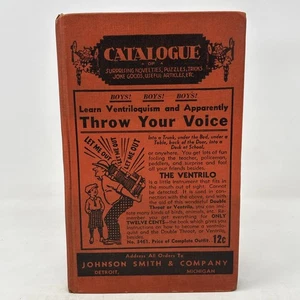 RARE Vintage 1944 Johnson Smith & Company Novelties Tricks Catalogue 320 Pages - Imagen 1 de 11