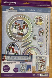 Hunkydory Frosty & Friends - Kit para hacer tarjetas de Navidad de nuestra familia a la tuya - Imagen 1 de 3