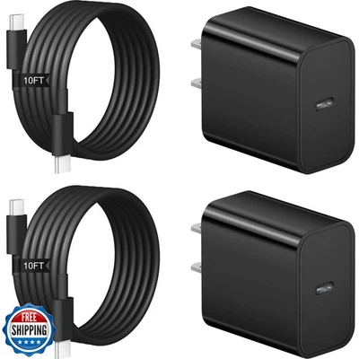 iPhone 17 Charger Fast Charging 20W USB C Charger Block and 10FT Fast Chargin - Image 1 of 4