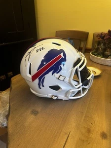 RAY DAVIS BUFFALO BILLS SIGNED SPEED FULL SIZE REP HELMET with Visor And TSE COA - Picture 1 of 6