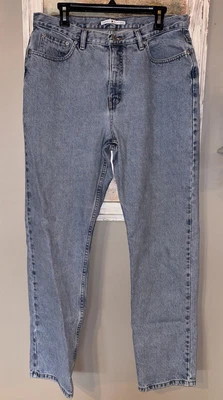 Vintage 90'S Tommy Hilfiger Jeans Light Wash Pants High Rise Sz 16 - Image 1 of 4