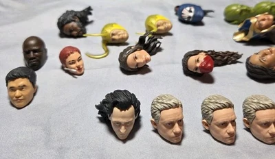 Lote de cabezas de leyendas de Marvel para aduanas o forraje Foto 1 de 4