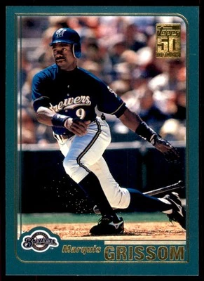 2001 Topps Marquis Grissom Milwaukee Brewers #38 - Image 1 of 2