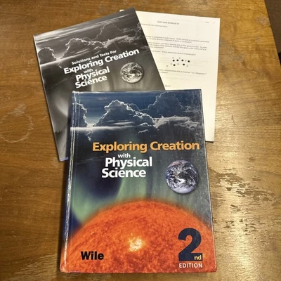Apologia Exploring Creation Physical Science 2nd Ed Textbook + Solutions Tests - Image 1 of 4