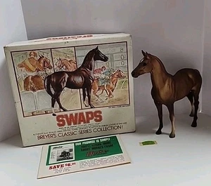 VTG Breyer Race Horse SWAPS #604 with ORIGINAL BOX Classic Series Collection - Picture 1 of 24