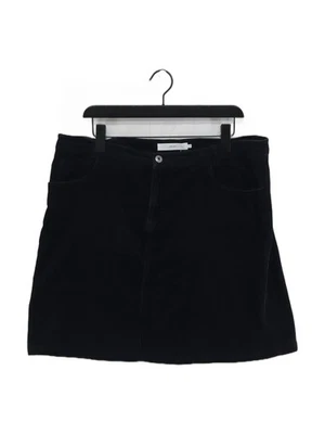 John Lewis Women's Mini Skirt UK 16 Blue Cotton with Elastane Short Mini - Image 1 of 4