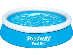 Bestway Fast Set Aufstellpool Pool Schwimmbecken Blau Rund Ø 183 cm x 51 cm37 - Bild 1 von 1
