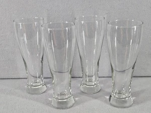 Set of 4 Large Pilsner Beer Glasses, 9" Tall, 20 Fl Oz, Clear Glass, Bar Glasses - Picture 1 of 6