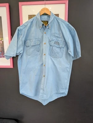 Camel Trophy Mens Vintage Safari Short Sleeved Shirt Size XL - Image 1 of 4