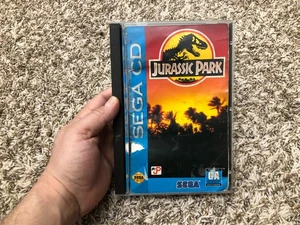 Jurassic Park (Sega CD, 1993) Complete CIB with Manual Tested - Picture 1 of 16