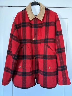 Vintage Polo Ralph Lauren Country Mackinaw Hunting Jacket Buffalo Plaid RRL Coat - Image 1 of 4