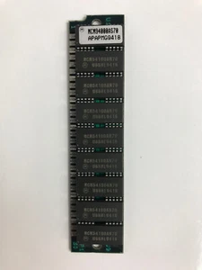 MOTOROLA MCM94000AS70 APAPMG9418 30 PIN 70NS SIMM MEMORY 9 CHIP MCM54100AN70 - Picture 1 of 3