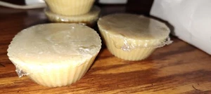 Homemade goat milk soap - Unscented cupcakes shaped 3 pack bundle - Picture 1 of 10