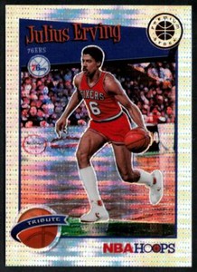 2019-20 Hoops Premium Stock Pulsar Prizm Julius Erving Philadelphia 76ers #293