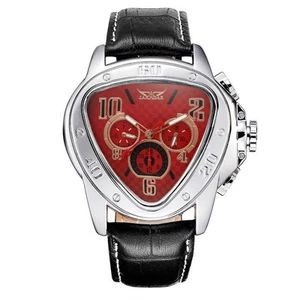 Reloj de pulsera de vestir WINNER de lujo dorado automático calendario mecánico cuero para hombre - Imagen 1 de 8