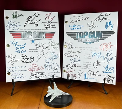 Top Gun & Top Gun: Maverick Scripts Signed- Autograph Reprints- Tom Cruise - Image 1 of 4