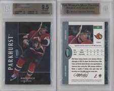 2002-03 ITG Parkhurst Bronze /100 Martin Havlat #59 BGS 9.5 GEM MINT