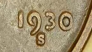 1930-D Error Penny. DDO - Picture 1 of 4