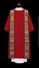 Red Deacons Dalmatic Messgewand  Chasuble Vestment Kasel