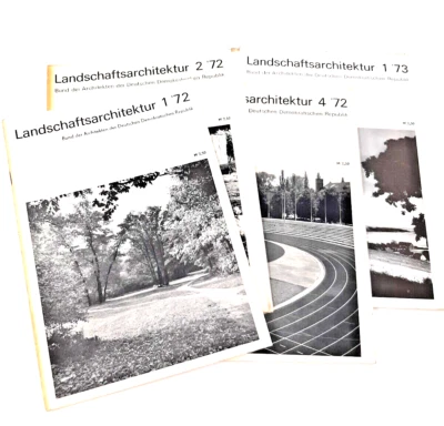 Magazines Convolute Landschaftsarchitektur GDR 6 Edition 1/72 - 2/73 Rare - Image 1 of 4