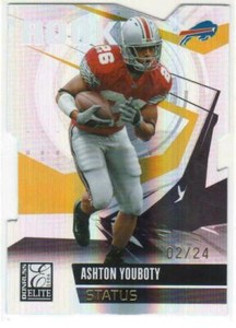 2006 DONRUSS ELITE #108 ASHTON YOUBOTY ROOKIE STATUS GOLD #02/24