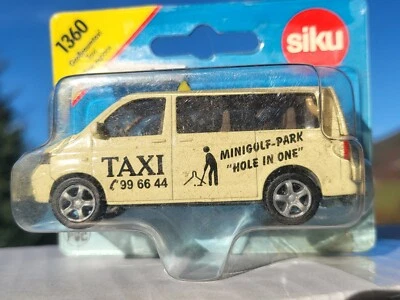 1990's SIKU Diecast 1:66 VOLKSWAGEN VAN TRANSPORT TAXI mint in box top condit. - Immagine 1 di 3