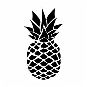 Calcomanía de vinilo - Pineapple Happy (elige talla y color) se adapta a la pegatina de coche camión Jeep - Imagen 1 de 1